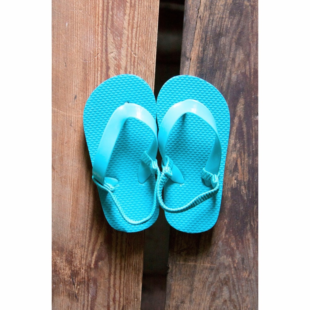 NWOT Target Baby Blue Flip Flops
